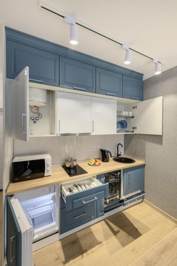 Modern New Cozy Apartment Kvartet Railway Station Kyiv Exterior foto