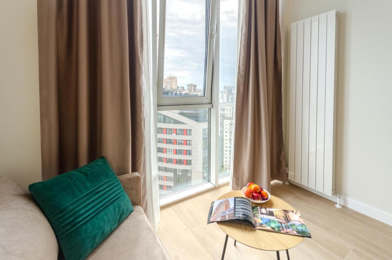 Modern New Cozy Apartment Kvartet Railway Station Kyiv Exterior foto