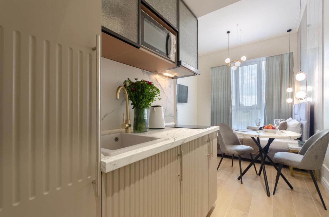 Modern New Cozy Apartment Kvartet Railway Station Kyiv Exterior foto