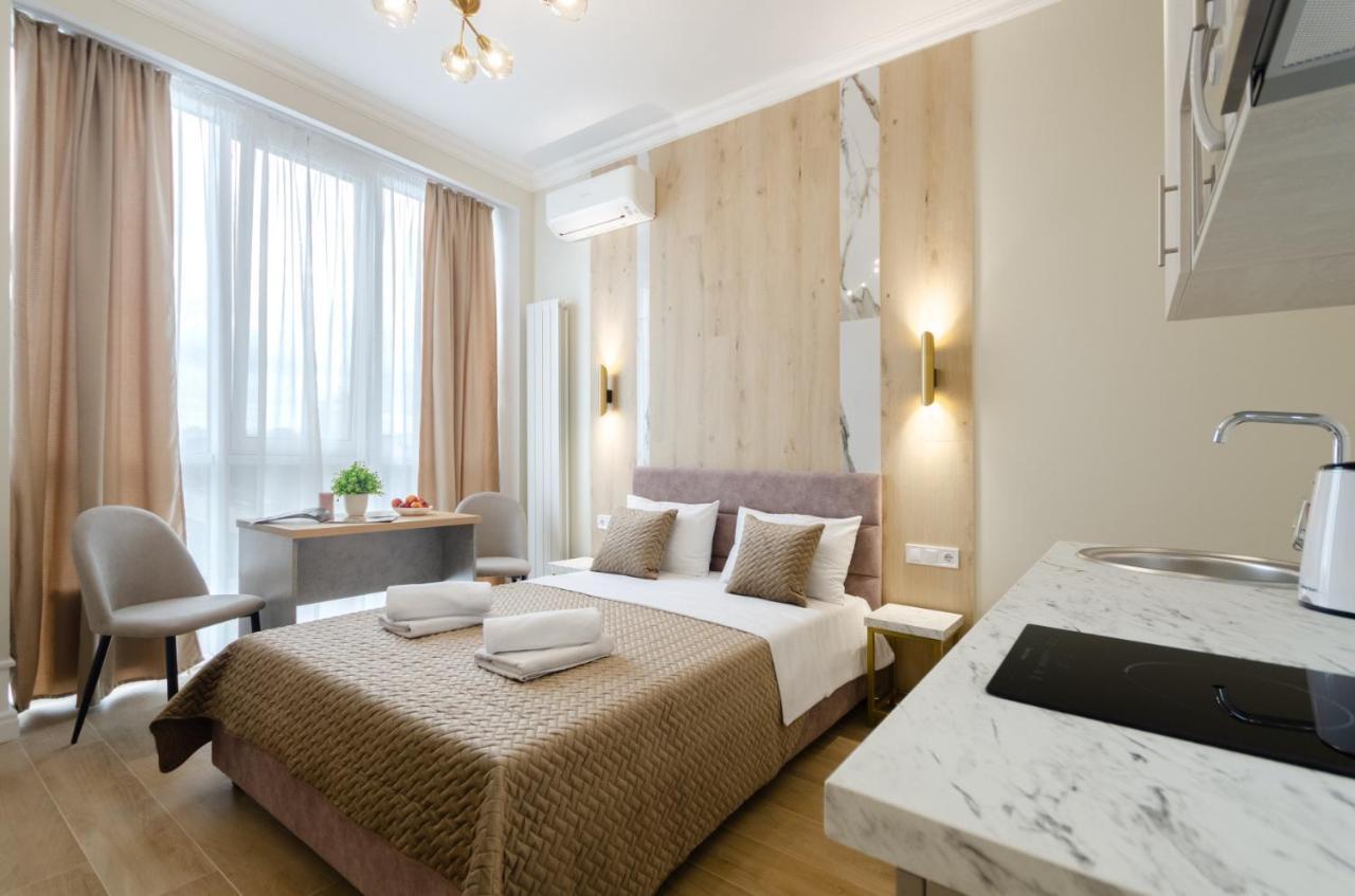 Modern New Cozy Apartment Kvartet Railway Station Kyiv Exterior foto