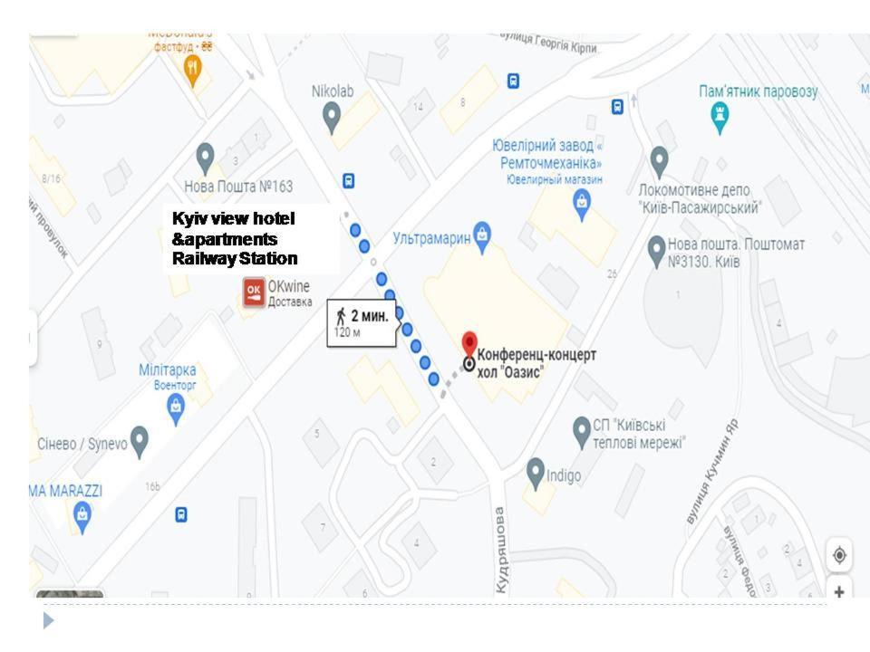 Modern New Cozy Apartment Kvartet Railway Station Kyiv Exterior foto