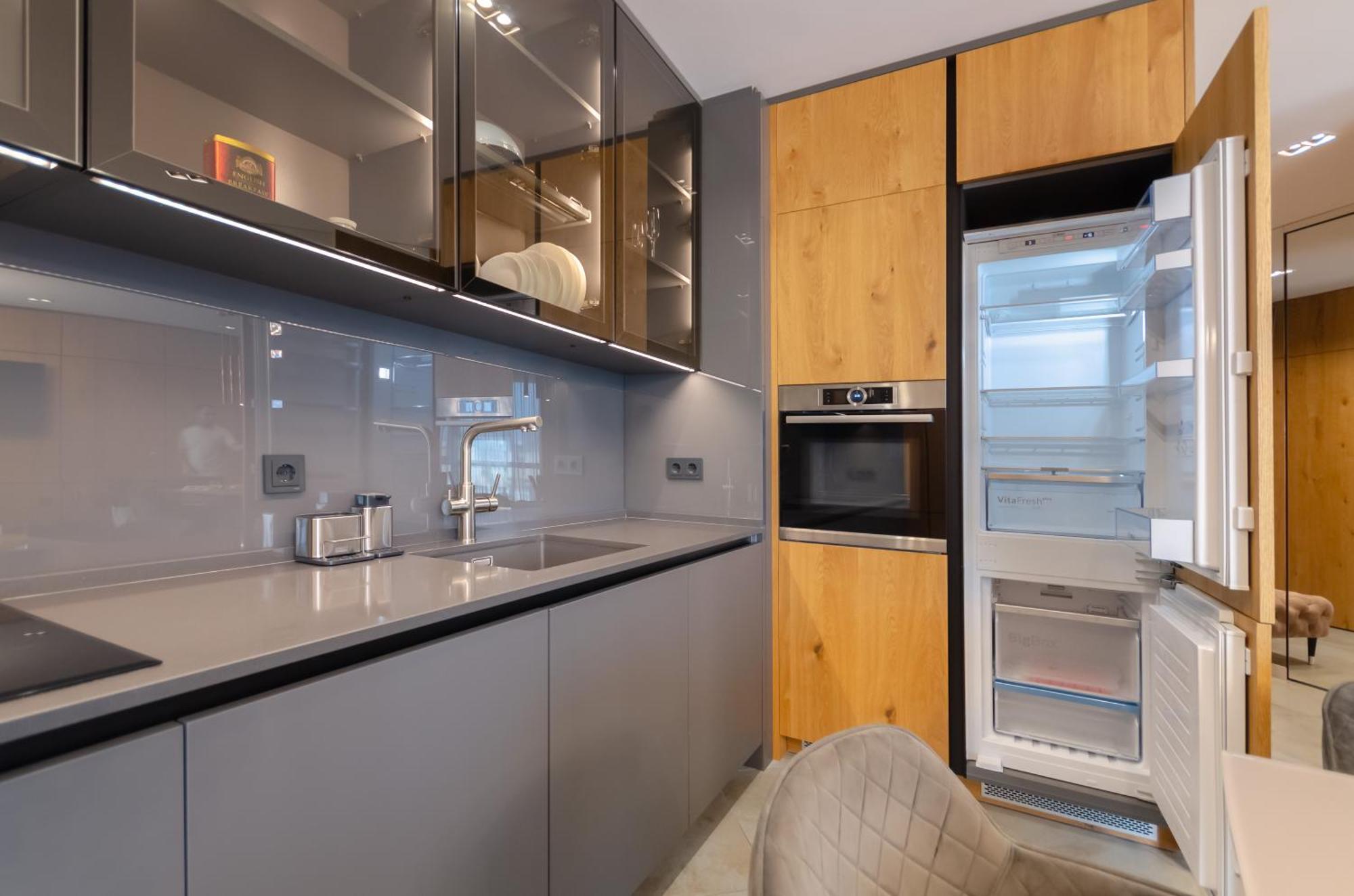 Modern New Cozy Apartment Kvartet Railway Station Kyiv Exterior foto