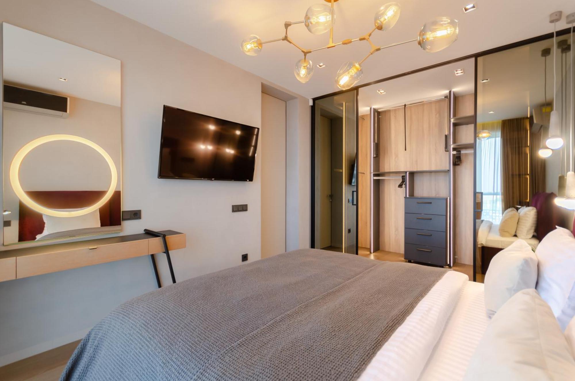 Modern New Cozy Apartment Kvartet Railway Station Kyiv Exterior foto