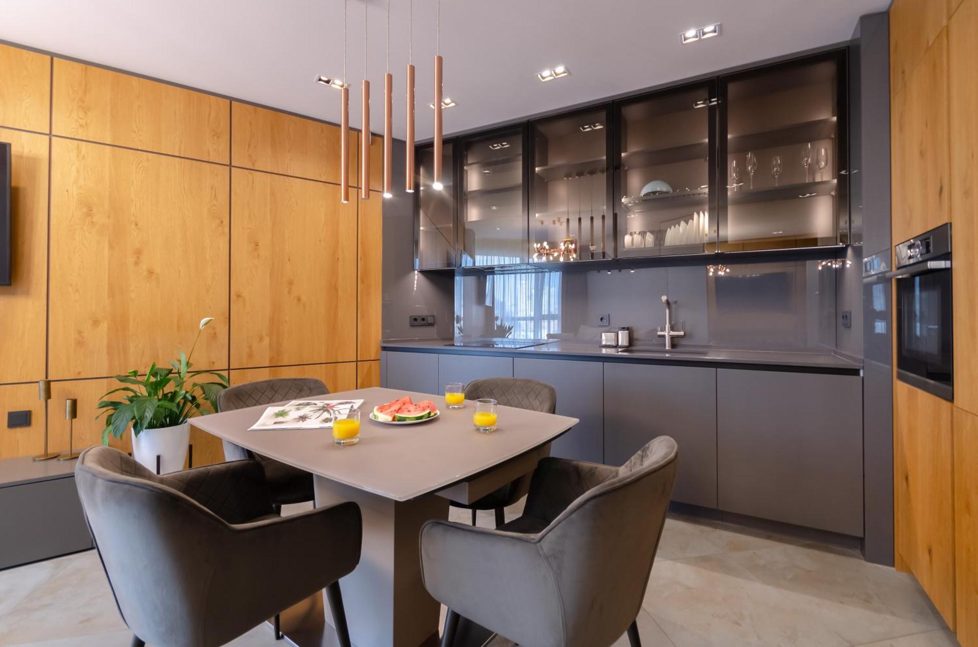 Modern New Cozy Apartment Kvartet Railway Station Kyiv Exterior foto