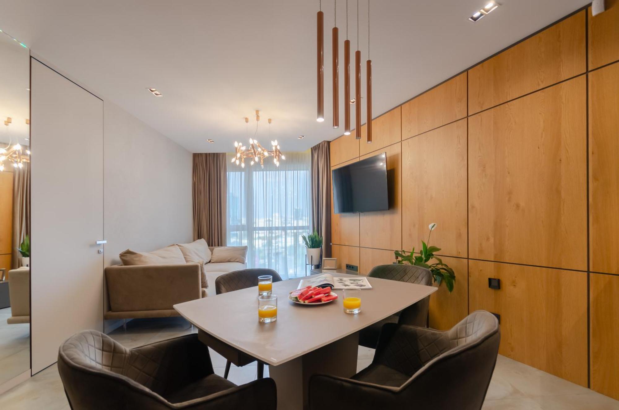 Modern New Cozy Apartment Kvartet Railway Station Kyiv Exterior foto